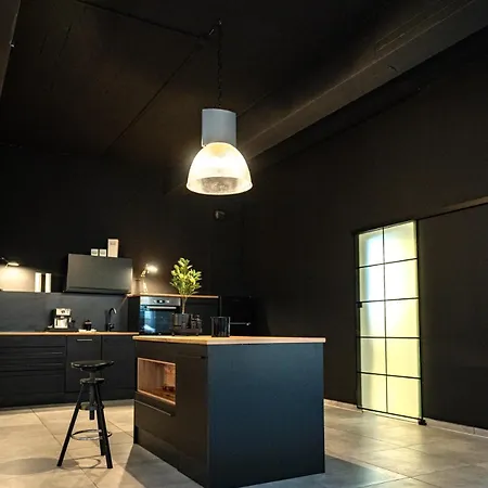 Design Loft - Heimkino - Zentral - Parkplatz - Tischkicker - Kueche 아파트