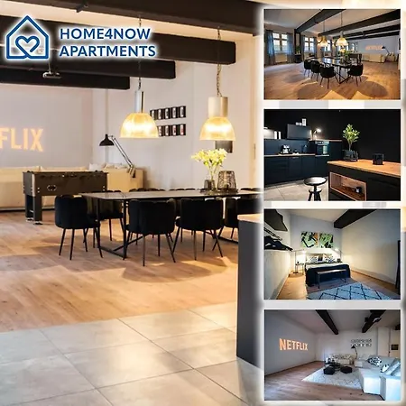 Design Loft - Heimkino - Zentral - Parkplatz - Tischkicker - Kueche Wiesbaden