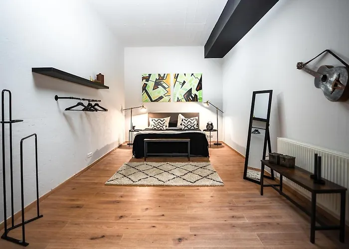 شقة Design Loft - Heimkino - Zentral - Parkplatz - Tischkicker - Kueche